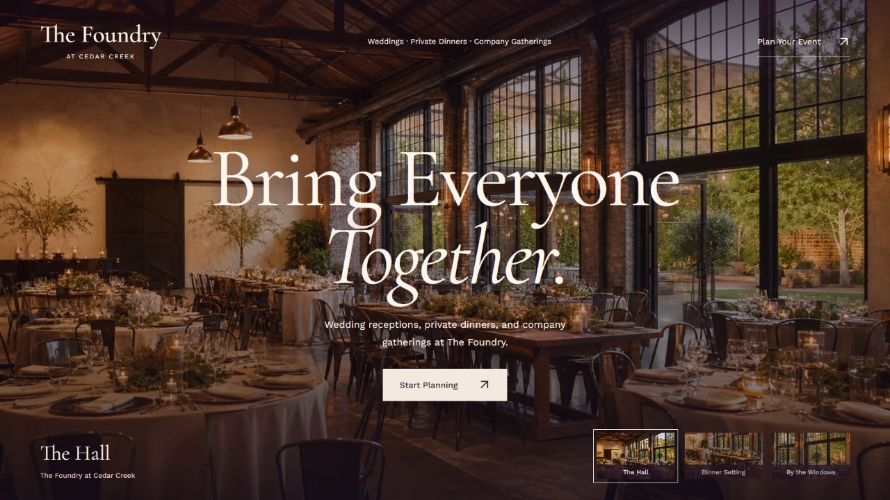 The Foundry at Cedar Creek website